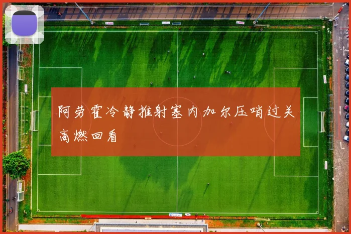阿劳霍冷静推射塞内加尔压哨过关高燃回看